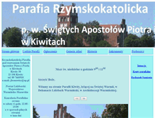 Tablet Screenshot of parafiakiwity.pl